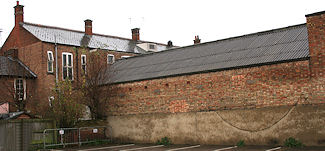 Photograph of rear of Woodbridge Road Drill Hall, Ipswitch